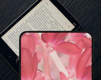 Laptop, E-reader, or Tablet Sleeve Featuring Kim's "Pink Tinted Orchids" Photograph