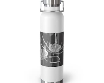 Water Bottle, Stainless-Steel Copper Vacuum Insulated, 22 oz with Alligator Lily Photograph by Kim A. Bailey