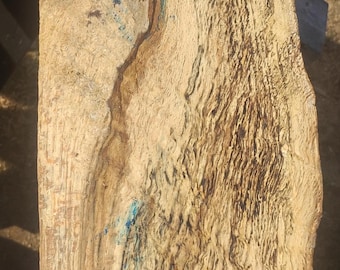 Spalted Oak Blank #1 – Figured Hardwood for Woodworking, Turning, Knife Scales, Craft Lumber