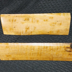 Spalted Maple Blank Pair 08 | 10&quot;x3&quot; Live Edge |