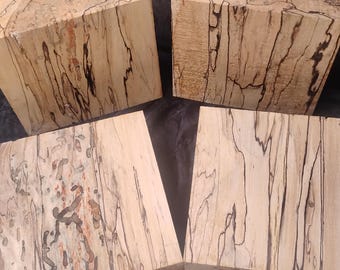 Buggy Spalted Maple Bowl Blanks | 6” x 6” x 2.25”