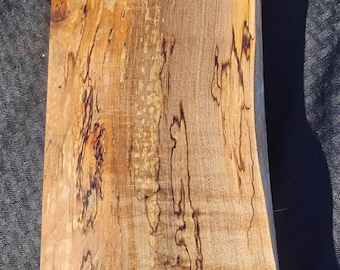 Spalted Maple Live Edge Board #1 | 42" x 6"-7" x 1.25" |