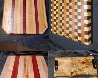Handmade Hardwood Cutting Boards | Serving Trays | Charcuterie |