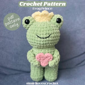 Frog Prince crochet pattern