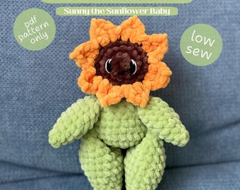 Sunny the Sunflower Baby Häkelanleitung günstig nähen