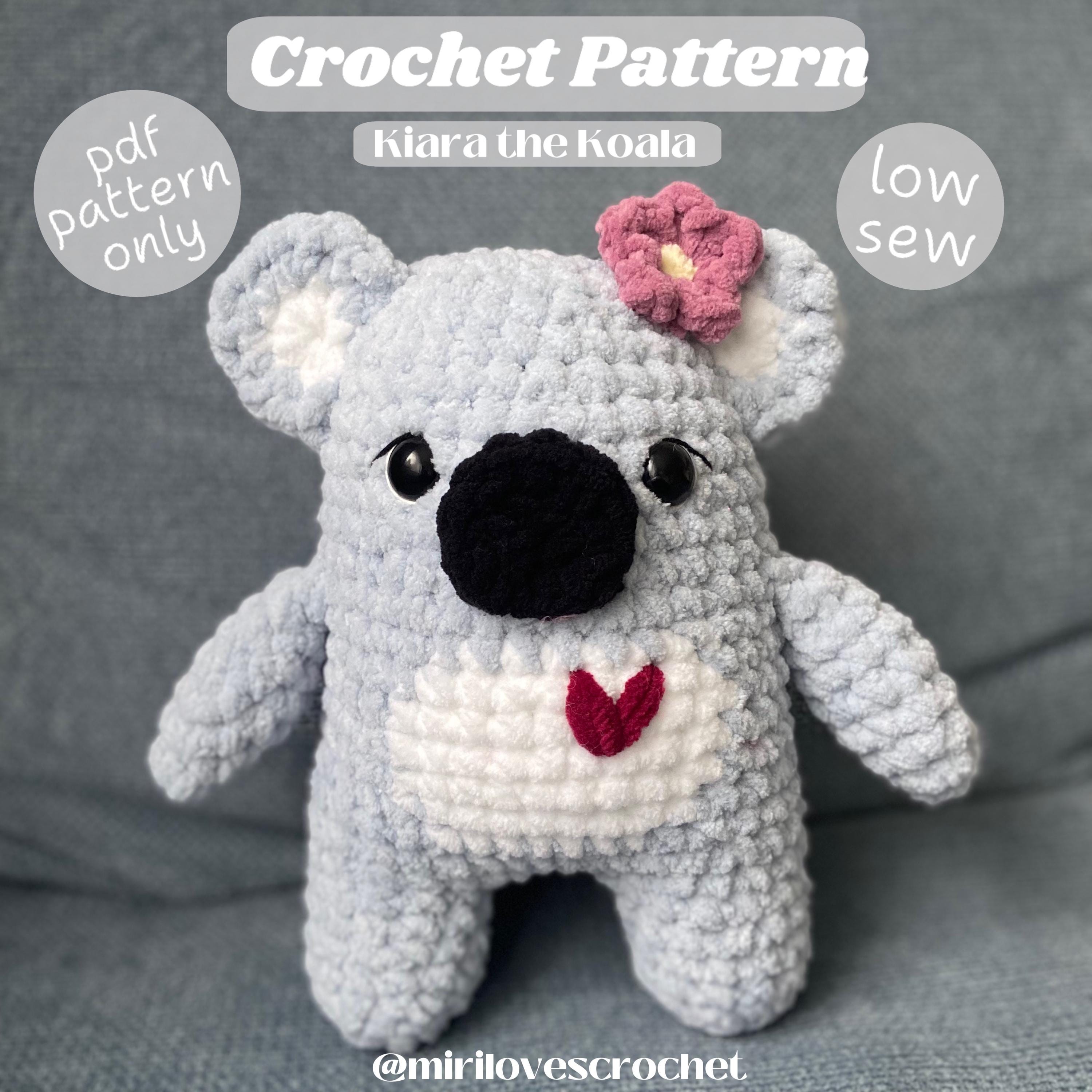Kiara the Koala Low-Sew Pattern