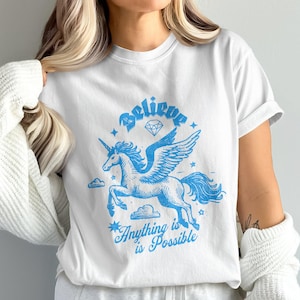 Qualquer coisa é possível Png acredite em si mesmo Svg, citação inspiradora, svg para camisa, letra de mão, png, eps, dxf, arquivo de corte svg para Cricut