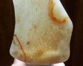 NL-278 Polished Plume Agate Night Light Adjustable Base Wall Light