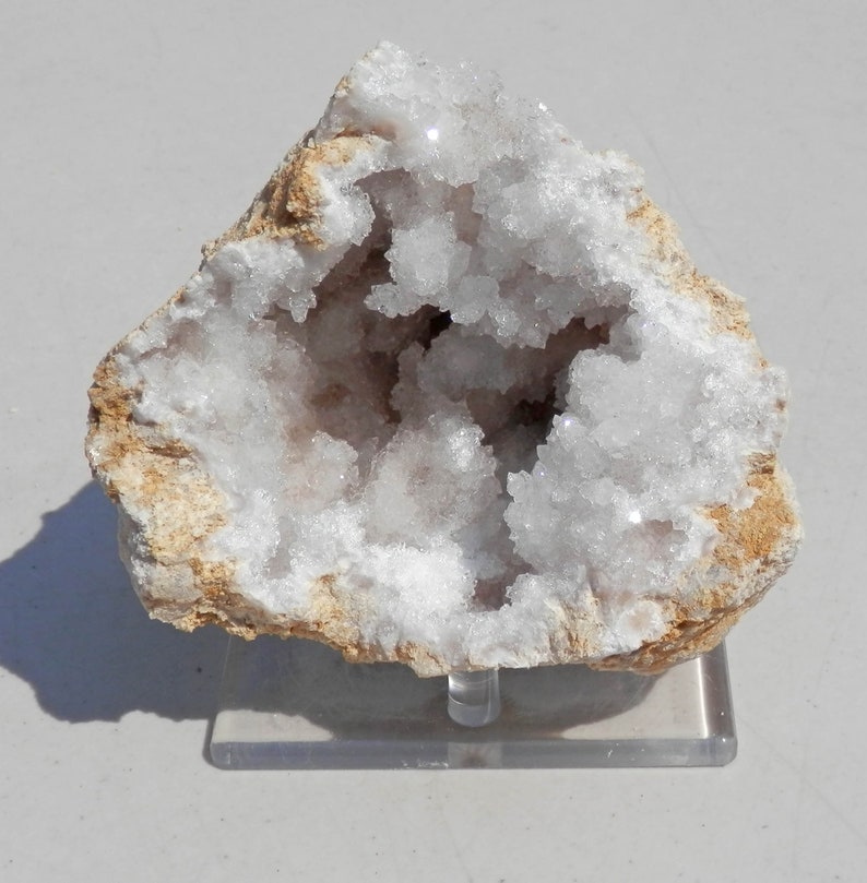 Mg 107 Xl Decorative Moroccan Geode Clear Terminated Quartz Etsy