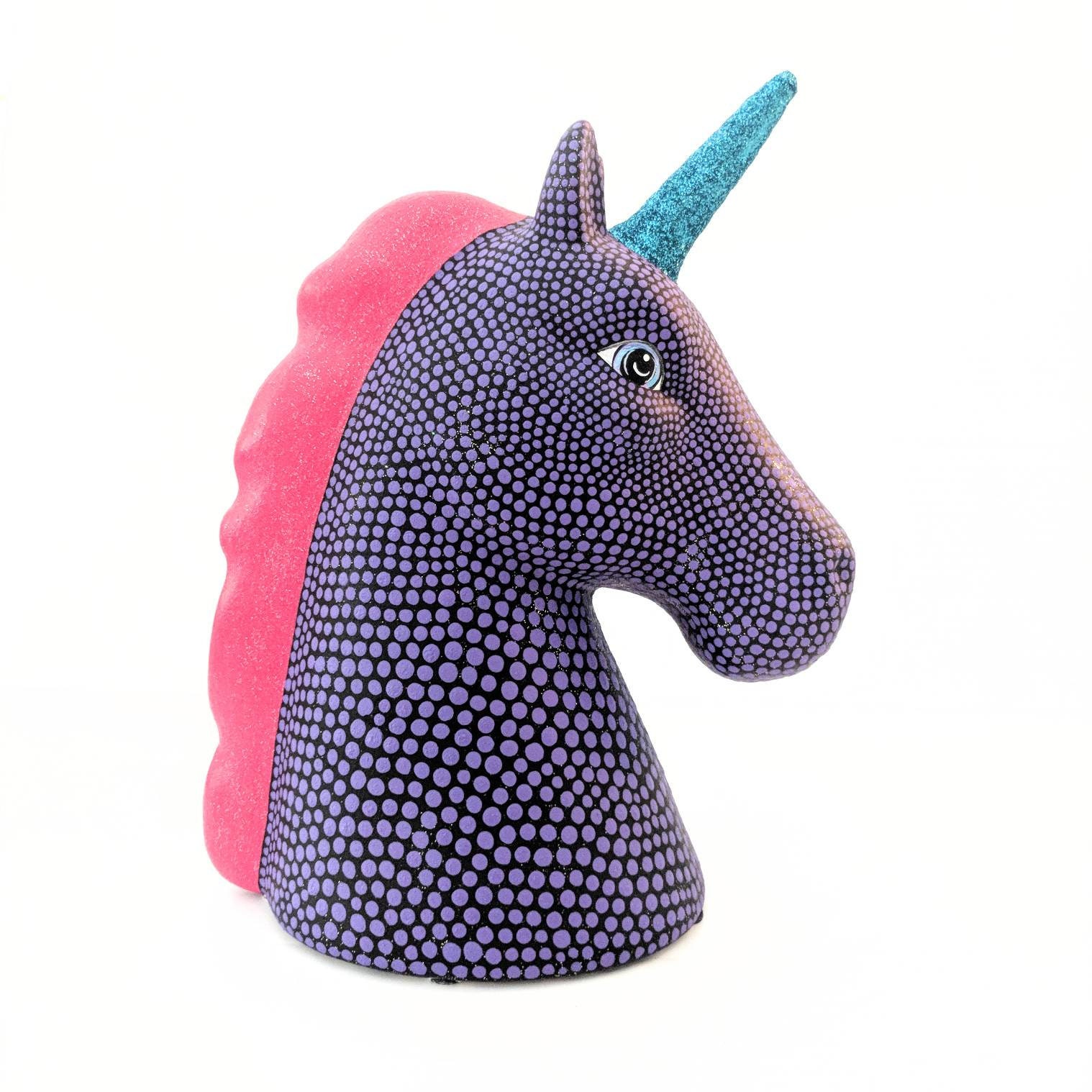 Unicorn Hand Painted Unicorn Coin Bank Ceramic Coin Bank Piggy Bank