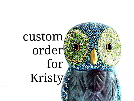 Custom order for Kristy: two pumpkins blue and white