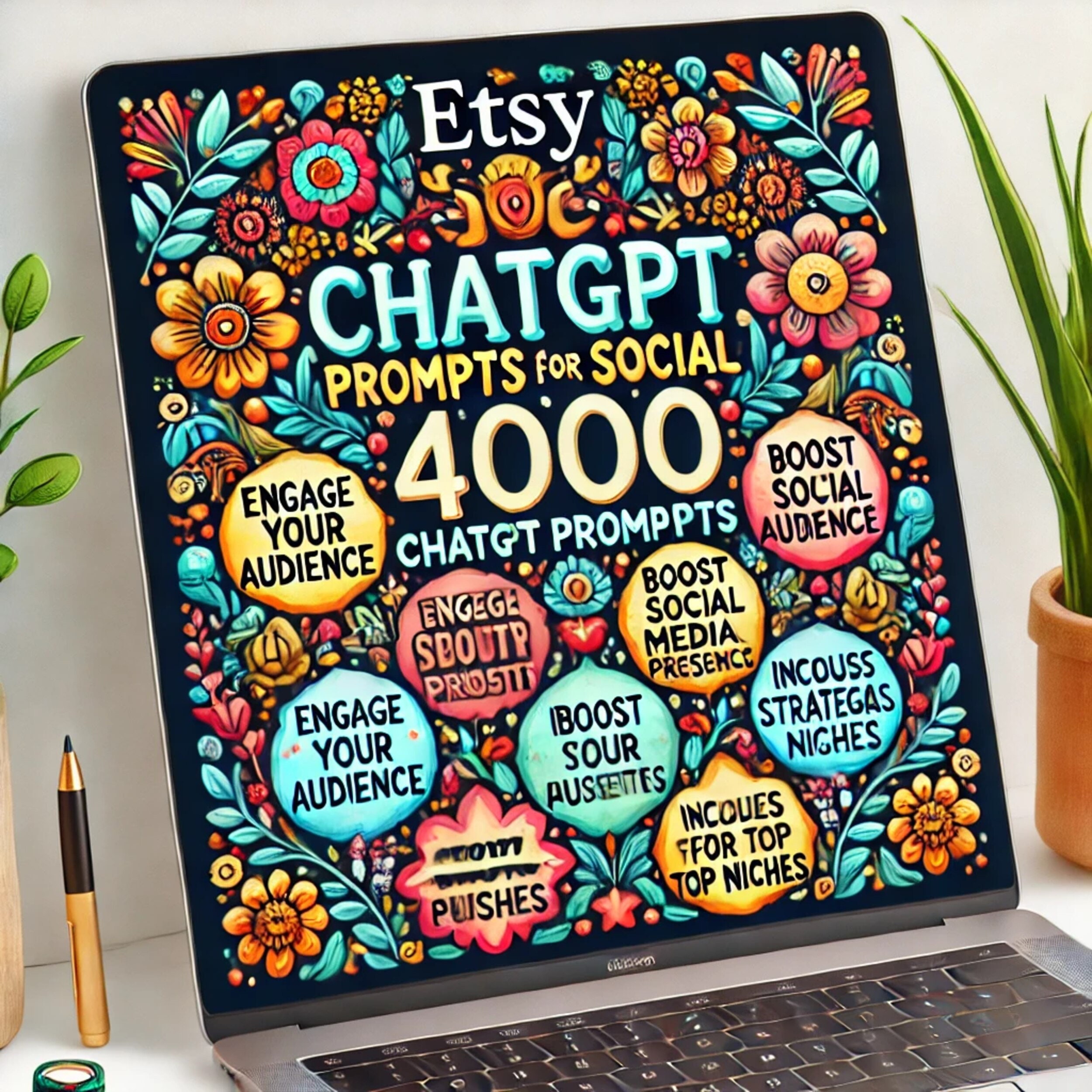 Chat GPT Prompts for Social Media; 4000! Chat Gpt Prompts for Digital ...