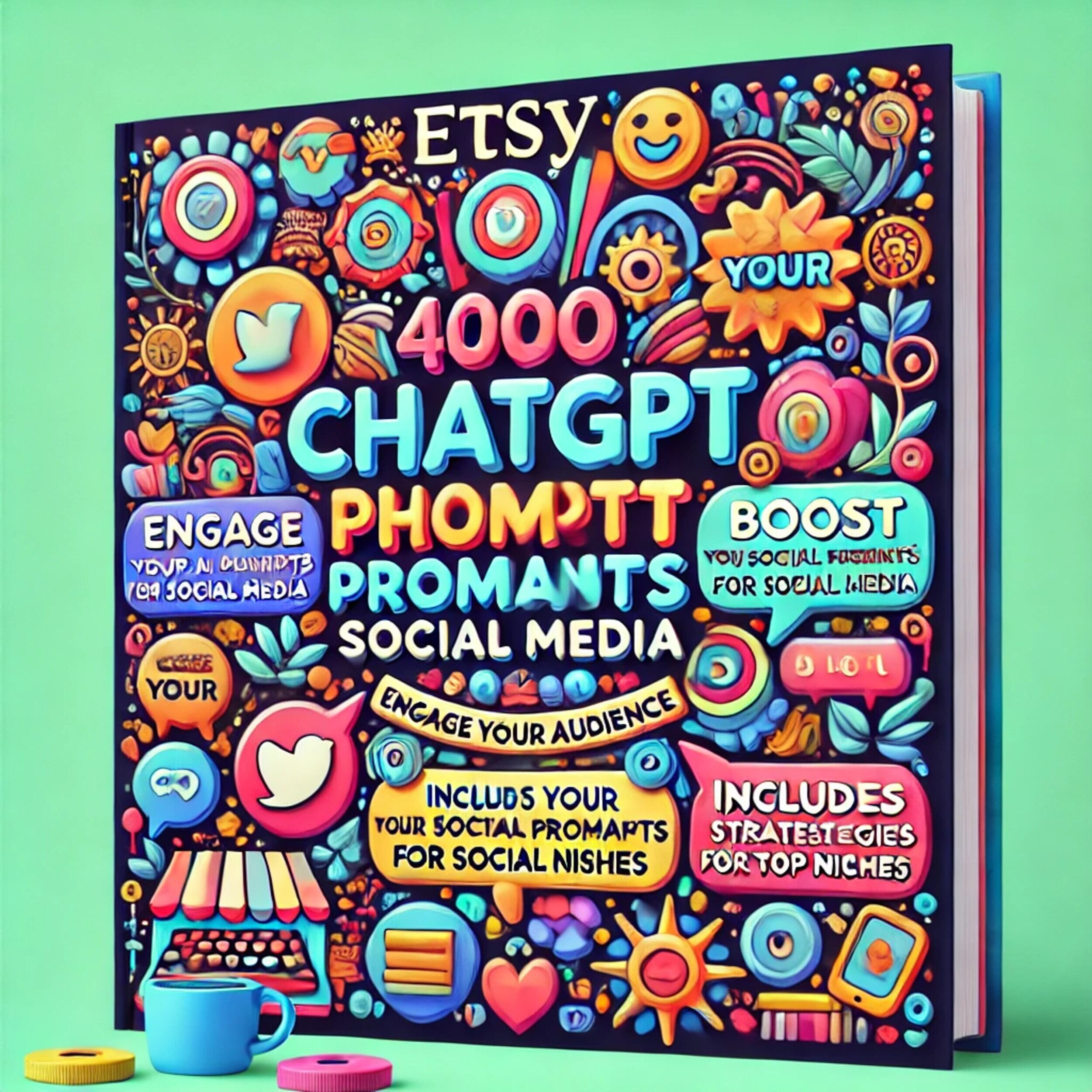 Chat GPT Prompts for Social Media; 4000! Chat Gpt Prompts for Digital ...