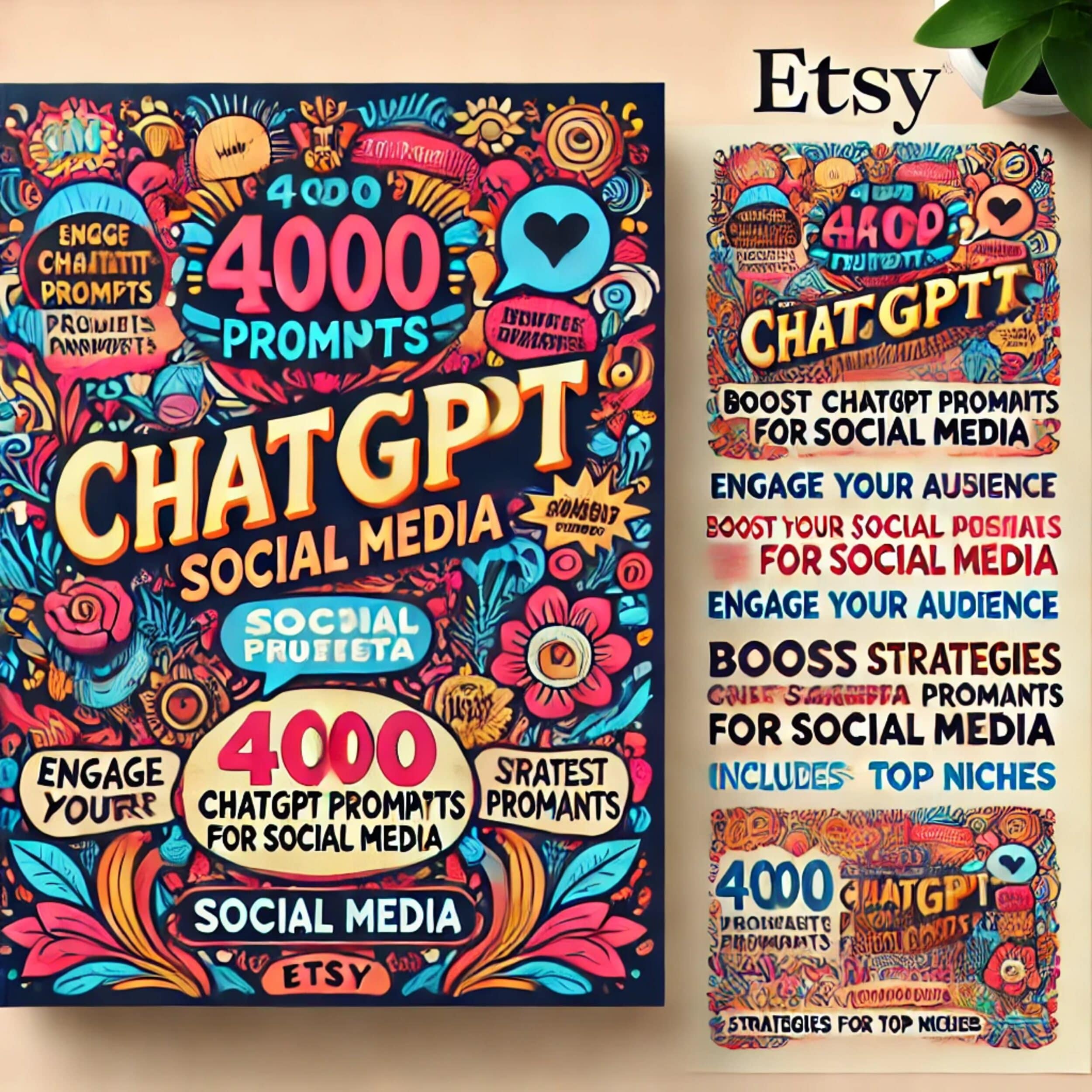 Chat GPT Prompts for Social Media; 4000! Chat Gpt Prompts for Digital