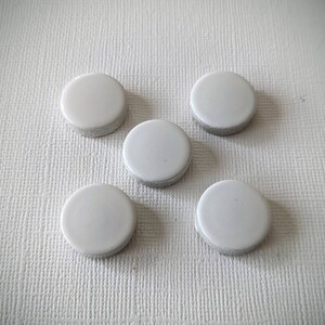 Miniature ceramic rounds for clay sculpting qty 5 image 3