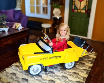 Dollhouse Miniature 1:12 child pedal car dump truck