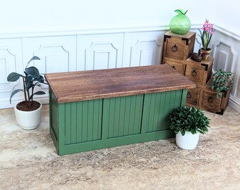 Dollhouse Miniature 1:12 scale store bar counter Green