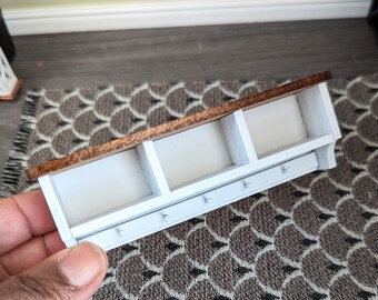 Dollhouse Miniature 1:12 scale Farmhouse shelf