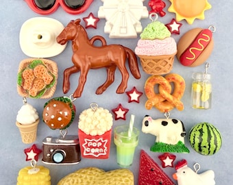 State Fair Themed Collection of Miniature Trinkets and Charms