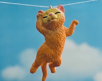 Orange Cat Charms (qty 2)