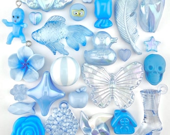 I'm Blue Collection of Miniature Trinkets and Charms