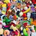 BULK 101+ Grab Bag of Charms, Beads, and More, assorted resin charms, mystery bag, bracelet charms, charm party, kandi beads, keychain