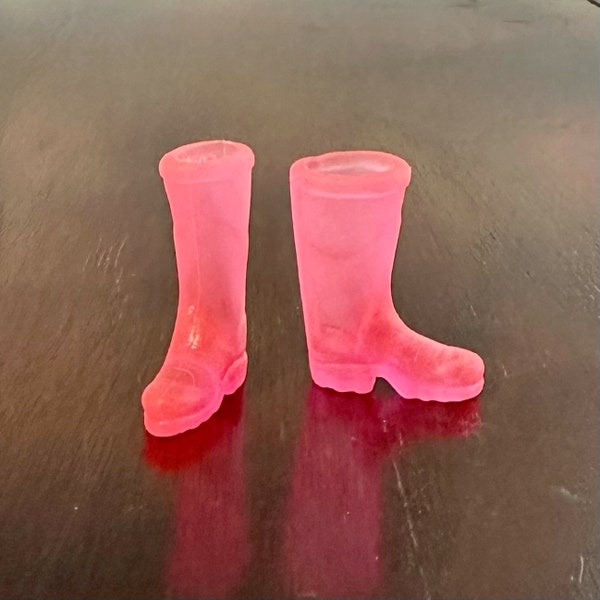 Miniature Pink Wellies