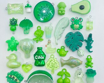 Green With Envy Miniature Trinkets and Charms