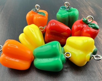 Bell Pepper Charms (qty 8)