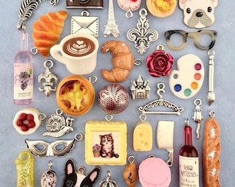 A French Collection of Charms and Beads