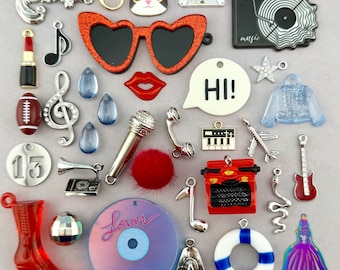Taylor Swift Freundschaftsarmband Kit: Swiftie Perlen, Charms, String, TLOAS