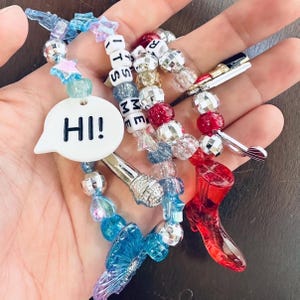 Taylor Swift Friendship Bracelet Kit: Swiftie Beads, Charms, String, TLOAS image 8