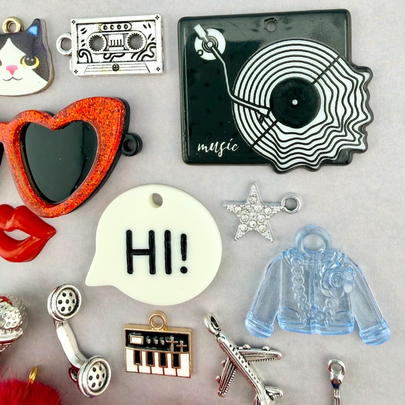 Taylor Swift Friendship Bracelet Kit: Swiftie Beads, Charms, String, TLOAS image 5