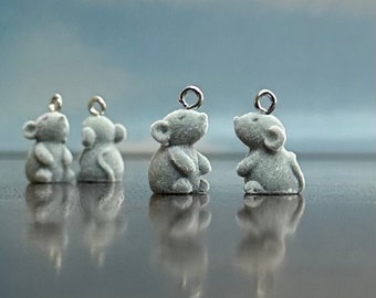 Amuletos de ratón (cantidad 4)