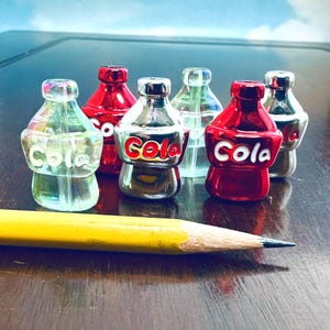 6 Cola Beads - miniature fizzy drinks for your summer projects