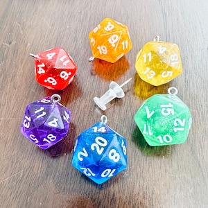 D 20 Charms (qty 6)