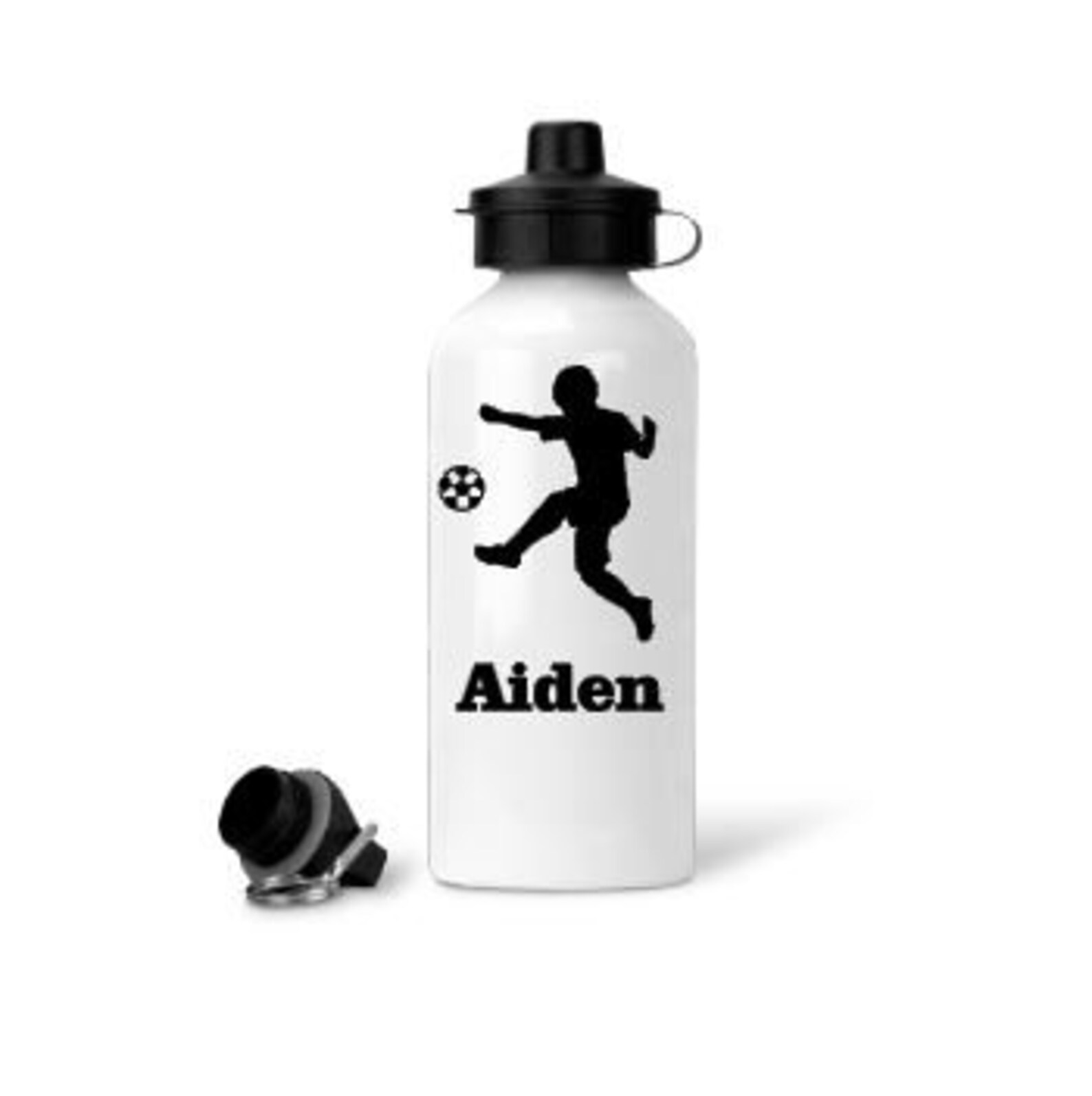 Soccer Water Bottle Personalized Water Bottle Boys Soccer Etsy
