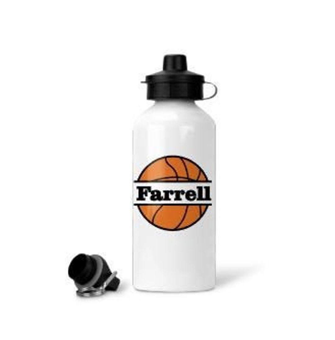 Basketball Water Bottle Personalized Water Bottle Boys Etsy