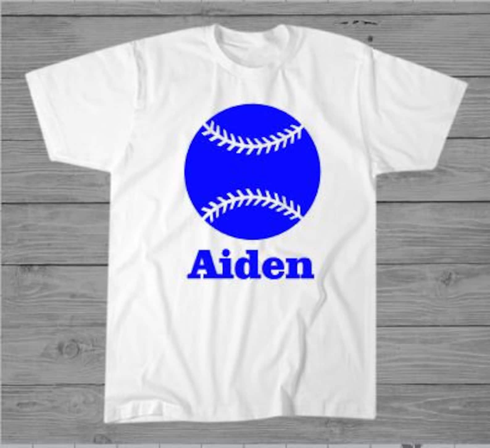 Kids Baseball Tee Shirt Unisex Baseball Shirt Etsy