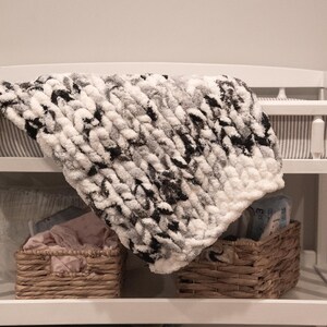 Hand Knit Chenille Throw Blanket: Soft, Quality Knit