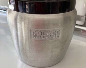Vintage Grease Jar Etsy