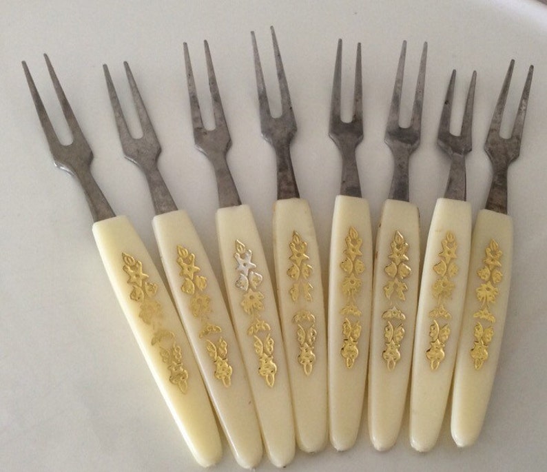 Vintage Cocktail Forks From Romper Room's Miss Mary Etsy