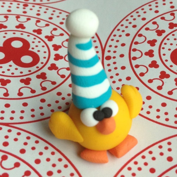 Christmas Bird Polymer Clay Creation by bdbworld on Etsy No 6