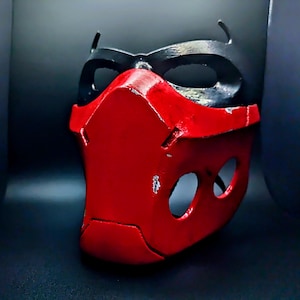 Red Hood Outlaw Weathered 3d printed mask