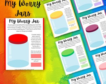 Worry Jars: An SEL Activity for Children | Therapist-Created Digital Download