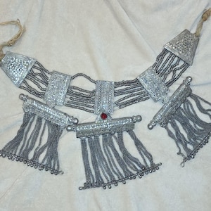 Antique Bedouin Necklace Yemen Silver Yemeni Traditional Jewelry