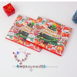 Advent Calendar Charm Bracelet Set Christmas Countdown Blind Box