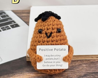Crochet Potato Thank You Gift With 30 Interchangeable Signs - Funny Appreciation Gift For Coworkers, Teachers - View #9