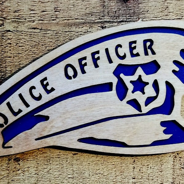 Policeman's Hat Plaque