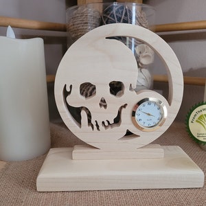 Skull Desk Clock